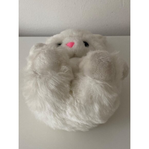 White Bunny Plush Lovey sitting holiday 12 inches unisex - Picture 6 of 9